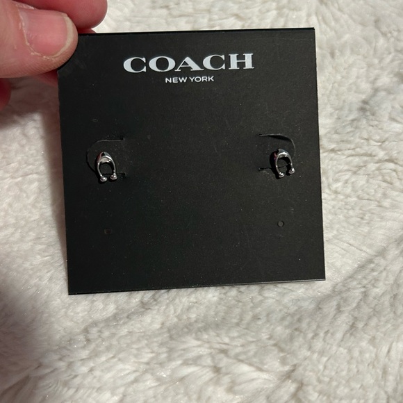 Coach Jewelry - Coach Silver Stud C Earrings